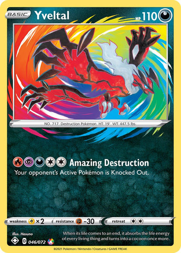 Yveltal [046/072] [Shining Fates] Holofoil