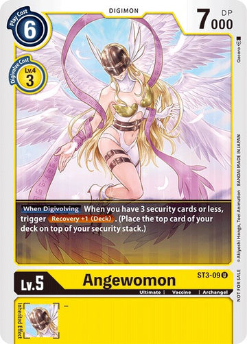 Angewomon - ST3-09 (Tamer Battle Pack 1) [ST3-09 U] [ Heaven's Yellow]