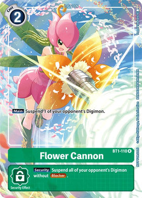 Flower Cannon (Tamer's Evolution Box) [BT1-110] [Release Special Booster 1.0] Foil