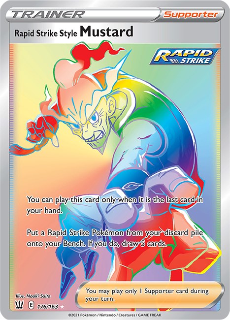 Rapid Strike Style Mustard [176/163] [Battle Styles] Holofoil