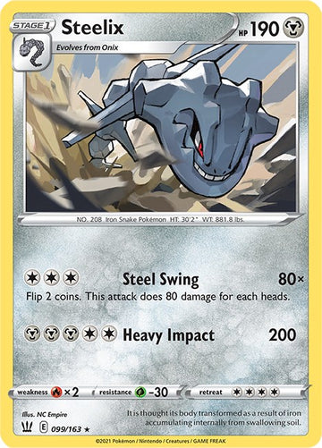 Steelix [099/163] [Battle Styles] Holofoil