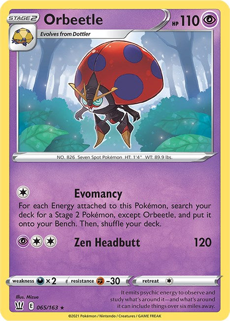 Orbeetle [065/163] [Battle Styles] Holofoil
