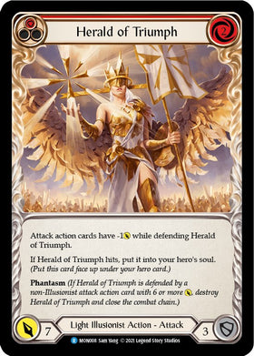 Herald of Triumph (Red) [MON008] [Monarch] 1st Edition Normal