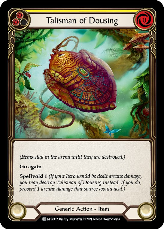 Talisman of Dousing [MON302] [Monarch] Unlimited Edition Rainbow Foil