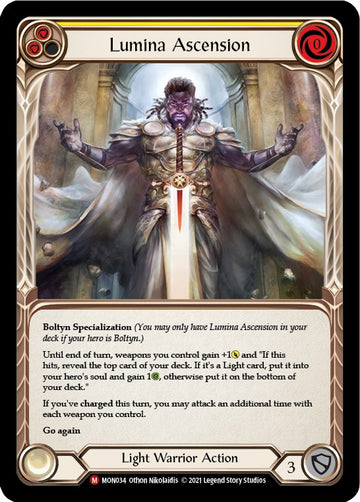 Lumina Ascension [MON034] [Monarch] 1st Edition Normal