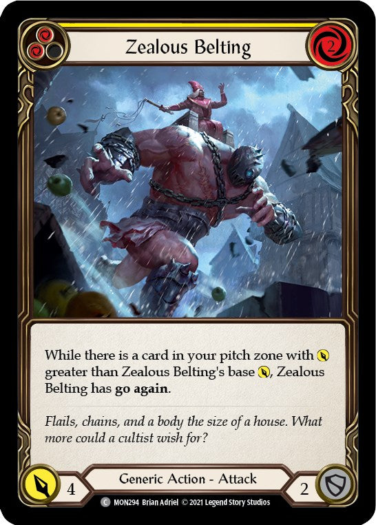 Zealous Belting (Yellow) [MON294] [Monarch] Unlimited Edition Normal