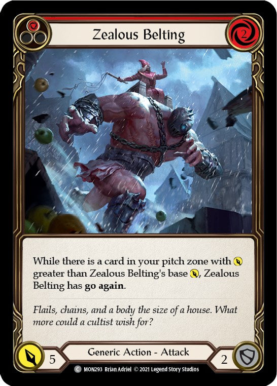 Zealous Belting (Red) [MON293] [Monarch] Unlimited Edition Normal