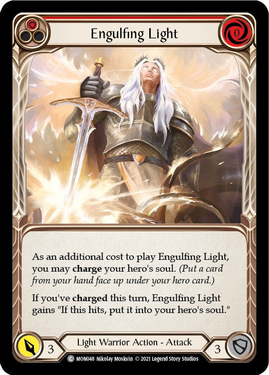 Engulfing Light (Red) [MON048] [Monarch] Unlimited Edition Normal