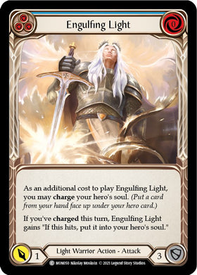 Engulfing Light (Blue) [MON050] [Monarch] Unlimited Edition Rainbow Foil