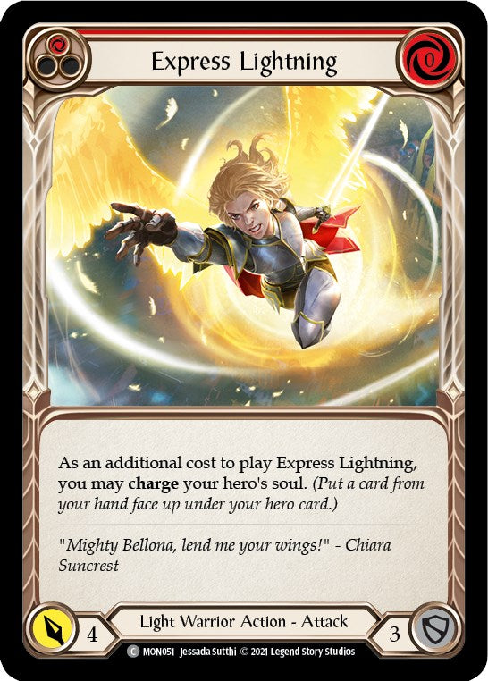 Express Lightning (Red) [MON051] [Monarch] Unlimited Edition Normal