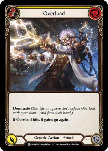 Overload (Yellow) [MON276] [Monarch] Unlimited Edition Rainbow Foil