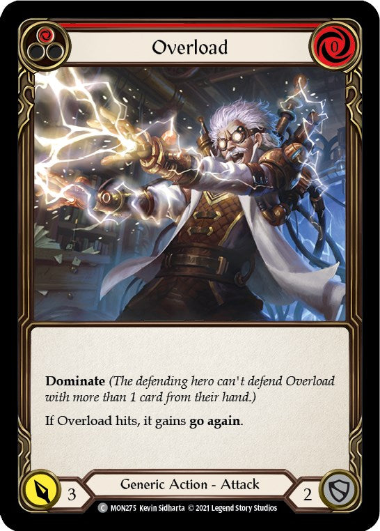 Overload (Red) [MON275] [Monarch] Unlimited Edition Rainbow Foil