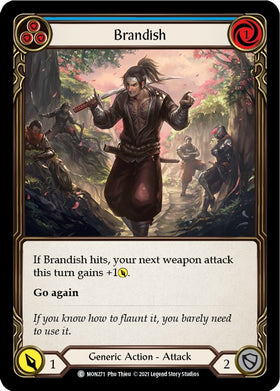 Brandish (Blue) [MON271] [Monarch] 1st Edition Normal