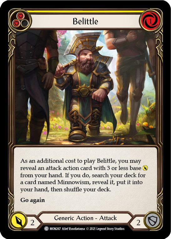 Belittle (Yellow) [MON267] [Monarch] 1st Edition Normal