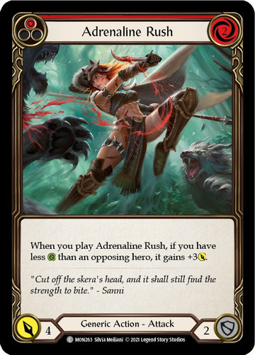 Adrenaline Rush (Red) [MON263] [Monarch] Unlimited Edition Normal