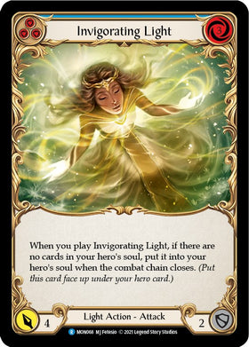 Invigorating Light (Blue) [MON068] [Monarch] Unlimited Edition Rainbow Foil