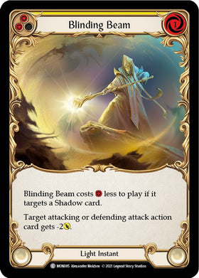 Blinding Beam (Yellow) [MON085] [Monarch] Unlimited Edition Rainbow Foil