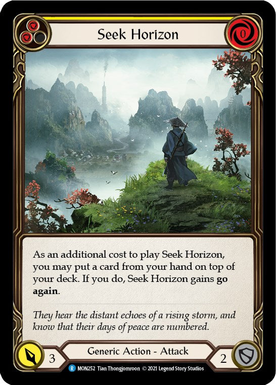 Seek Horizon (Yellow) [MON252] [Monarch] Unlimited Edition Normal