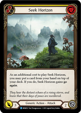 Seek Horizon (Yellow) [MON252] [Monarch] Unlimited Edition Normal