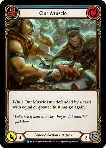 Out Muscle (Blue) [MON250] [Monarch] 1st Edition Normal