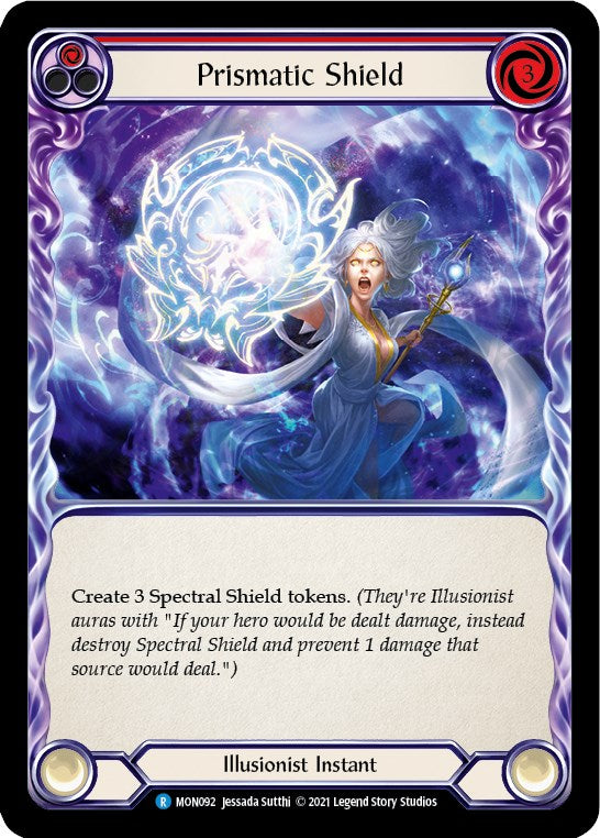 Prismatic Shield (Red) [MON092] [Monarch] Unlimited Edition Normal