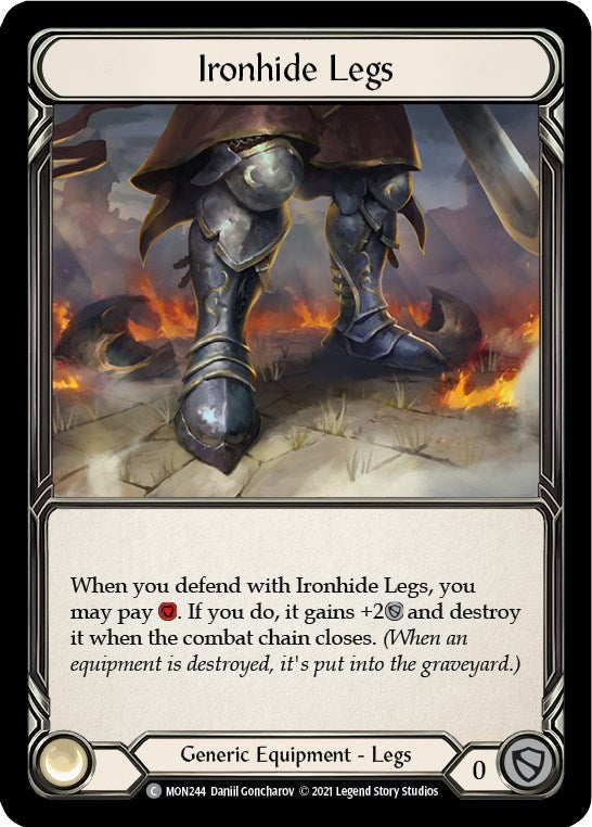 Ironhide Legs [MON244] [Monarch] 1st Edition Normal