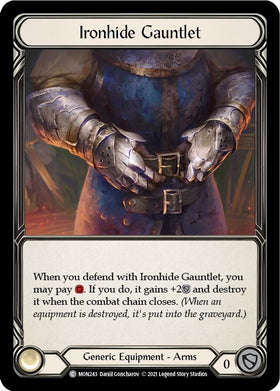 Ironhide Gauntlet [MON243] [Monarch] Unlimited Edition Rainbow Foil