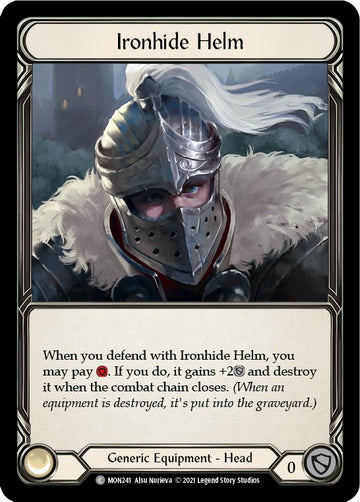 Ironhide Helm [MON241] [Monarch] Unlimited Edition Rainbow Foil