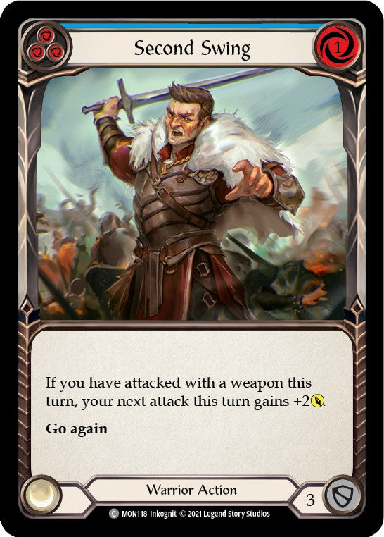 Second Swing (Blue) [MON118] [Monarch] Unlimited Edition Rainbow Foil
