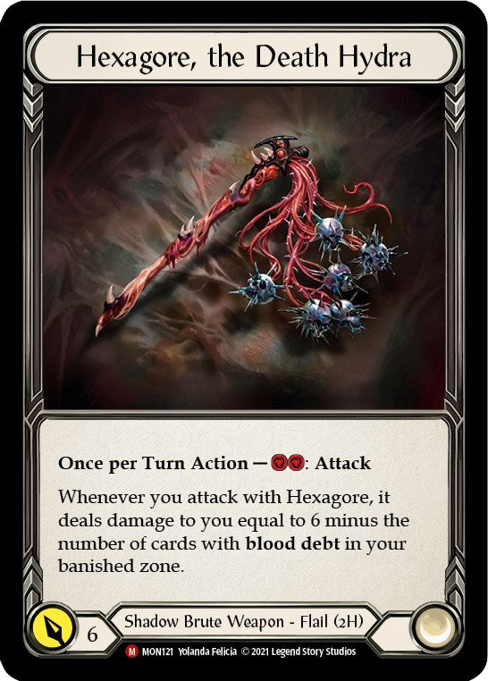 Hexagore, the Death Hydra [MON121] [Monarch] Unlimited Edition Normal