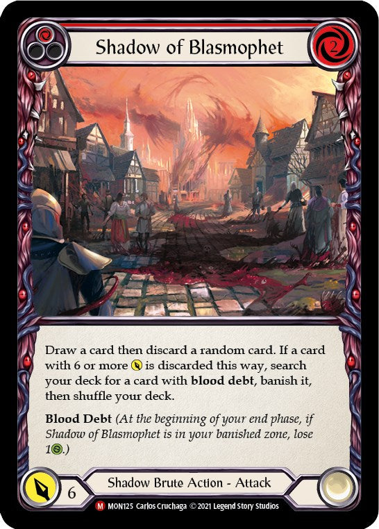 Shadow of Blasmophet [MON125] [Monarch] 1st Edition Normal