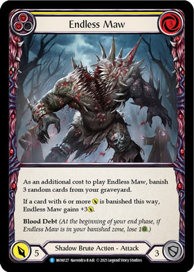 Endless Maw (Yellow) [MON127] [Monarch] 1st Edition Normal