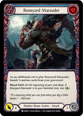 Boneyard Marauder (Blue) [MON137] [Monarch] Unlimited Edition Normal