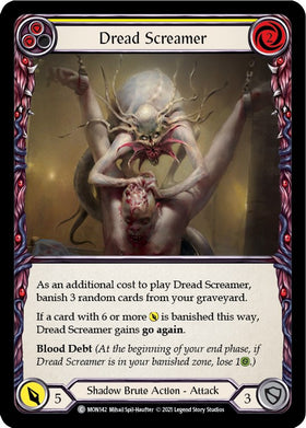 Dread Screamer (Yellow) [MON142] [Monarch] Unlimited Edition Normal