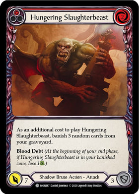 Hungering Slaughterbeast (Red) [MON147] [Monarch] Unlimited Edition Normal