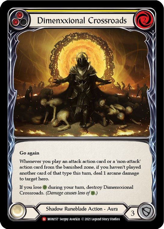 Dimenxxional Crossroads [MON157] [Monarch] Unlimited Edition Rainbow Foil