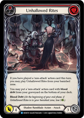 Unhallowed Rites (Red) [MON159] [Monarch] Unlimited Edition Normal