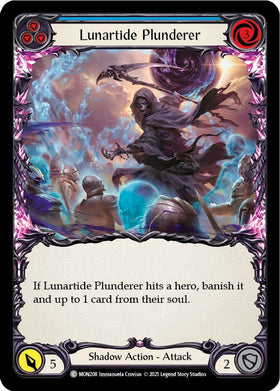 Lunartide Plunderer (Blue) [MON208] [Monarch] 1st Edition Rainbow Foil