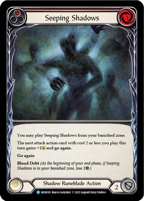Seeping Shadows (Red) [MON165] [Monarch] Unlimited Edition Normal