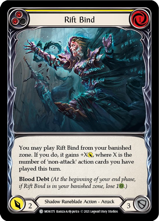 Rift Bind (Yellow) [MON175] [Monarch] 1st Edition Normal