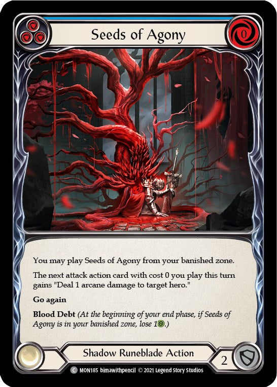 Seeds of Agony (Blue) [MON185] [Monarch] Unlimited Edition Normal