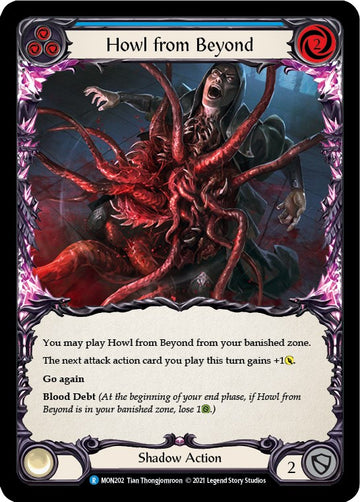 Howl from Beyond (Blue) [MON202] [Monarch] Unlimited Edition Rainbow Foil
