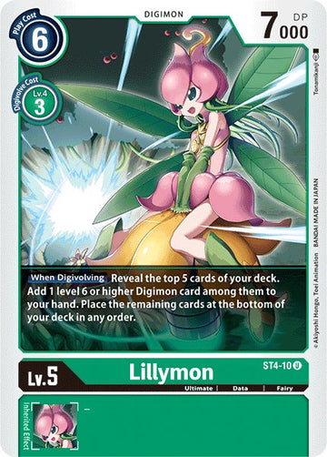 Lillymon [ST4-10] [Starter Deck 04: Giga Green]
