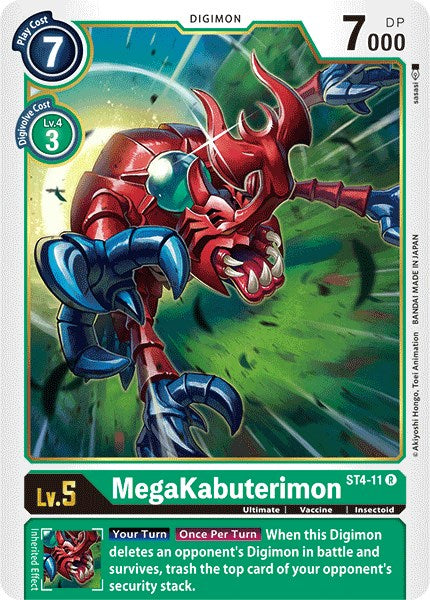 MegaKabuterimon [ST4-11] [Starter Deck 04: Giga Green]