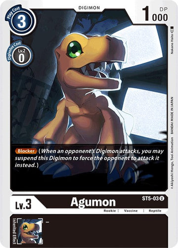 Agumon [ST5-03] [Starter Deck 05: Machine Black]