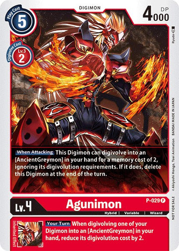 Agunimon - P-029 [P-029] [Digimon Promotion Cards]