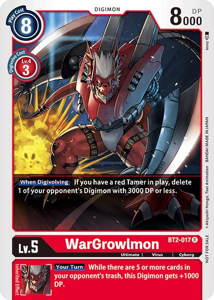 WarGrowlmon (Official Tournament Pack Vol.2) [BT2-017] [Release Special Booster 1.0]