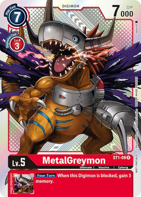 MetalGreymon (Official Tournament Pack Vol.2) [ST1-09] [Starter Deck 01: Gaia Red] Foil