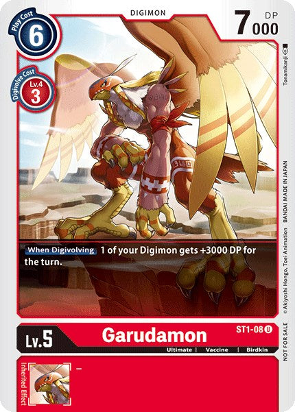 Garudamon (Tamer Party Vol. 2 Promo) [ST1-08] [Starter Deck 01: Gaia Red]