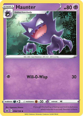 Haunter [056/198] [Chilling Reign] Reverse Holofoil